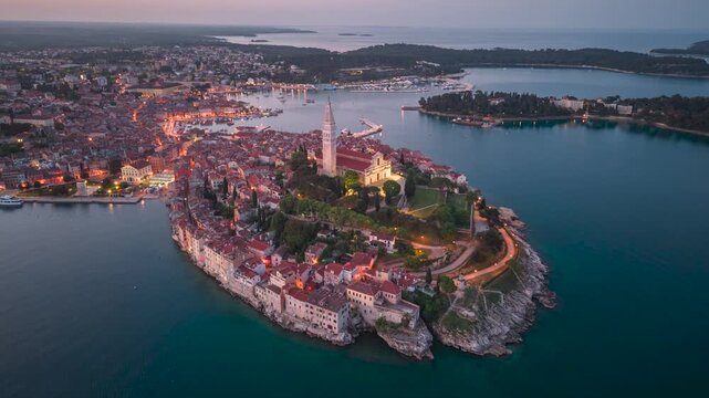 Rovinj, Croatia on the Istria Peninsula