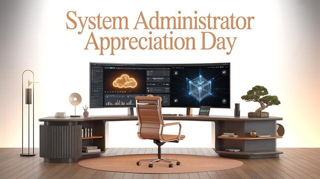 System administrator appreciation day office setup