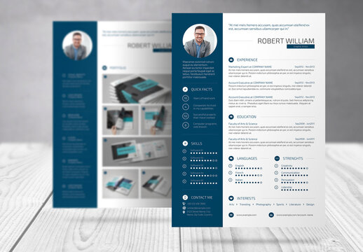Resume, Portfolio and Cover Letter Template