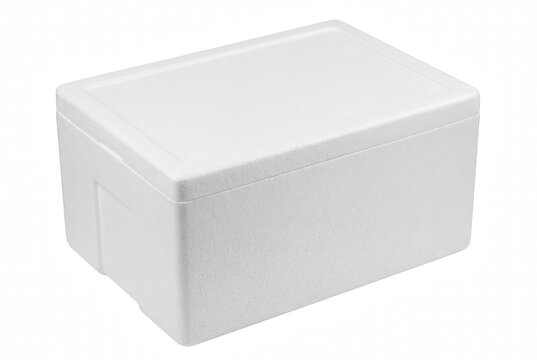 White Styrofoam Thermal Cooler Box for Cold Storage