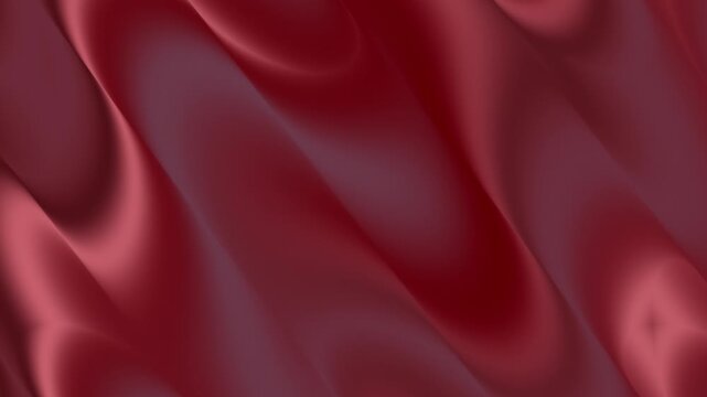 Deep Red Silk Ripples flowing with subtle highlights across a dark background