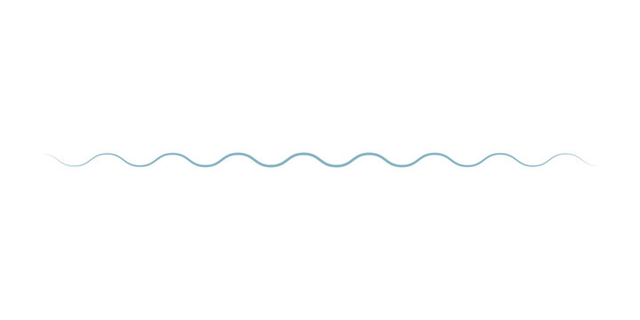 Water waves. Set of wavy zigzag lines. Wave thin line background. Vector zigzag and wavy horizontal underline. Vector illustration