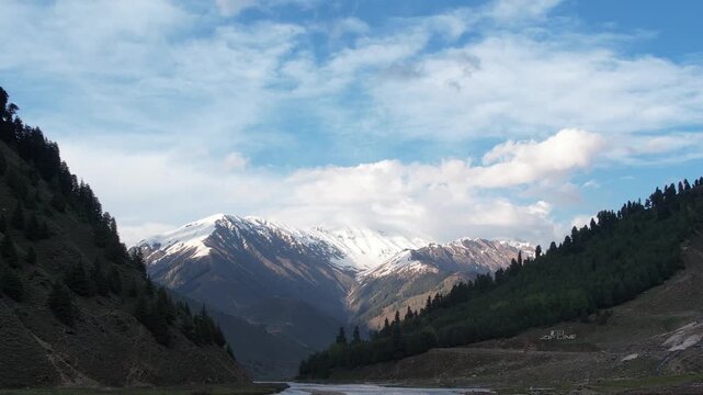 view of the mountains