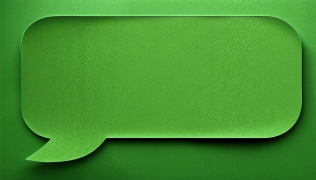 Green Speech Bubble Paper Texture