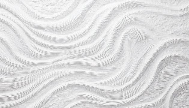Fondo De Papel O Pared Blanco Rugoso Con Textura Y Ondas Ilustracion De Ia Generativa