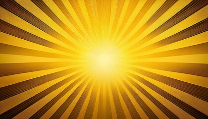 Obraz premium Yellow Sun Burst Abstract Background