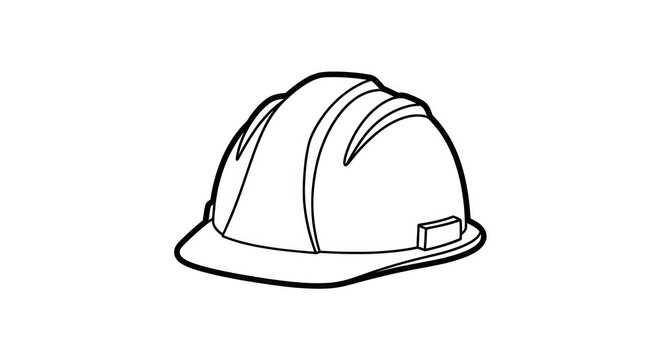 Construction safety hard hat helmet.
