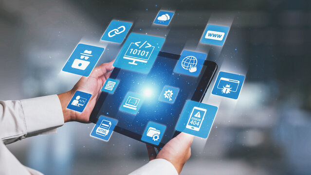 Software development with coding overlays, programming languages, developer tools, mobile app creation, and advanced programming for digital product development and software solutions. Spire