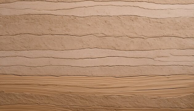 A Horizontal Taupe Rammed Earth Texture Tile Featuring A Grainy Surface With Subtle Horizontal Banding And Natural Variations In Brown And Beige Tones For A Minimalist Background