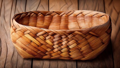 Obraz premium Wood Basket Weave