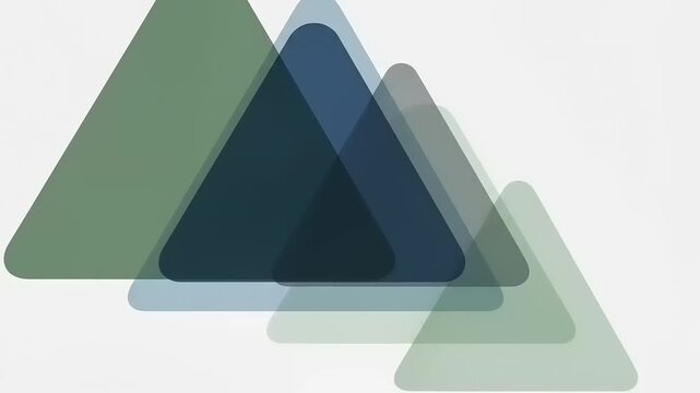 Modern Animated Background with Translucent Geometric Triangles.
