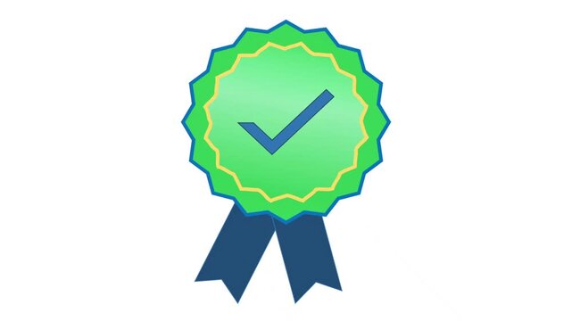 Fake Paid and Authentic Seals Shields and Badges with Icons Minimal Overlay Animation