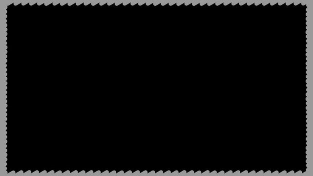 Clean, modern, minimal gray scalloped border around frame perfect for copy.