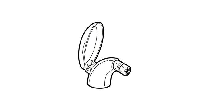 Plastic pipe fitting with threaded end and clamp.