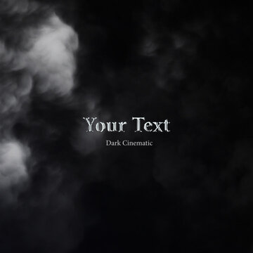 Dark Cinematic Smoke Title Animation &mdash; Gothic Text Reveal for Social Media