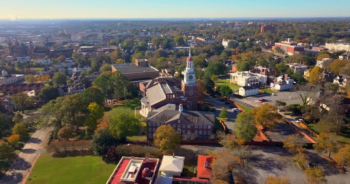 Mercer University School of Law in Macon, Georgia showing academic landmark within historic southern city landscape.