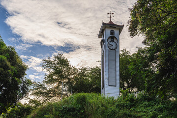 Obraz premium Atkinson Clock Tower, the oldest standing structure in Kota Kinabalu, Sabah, Malaysia