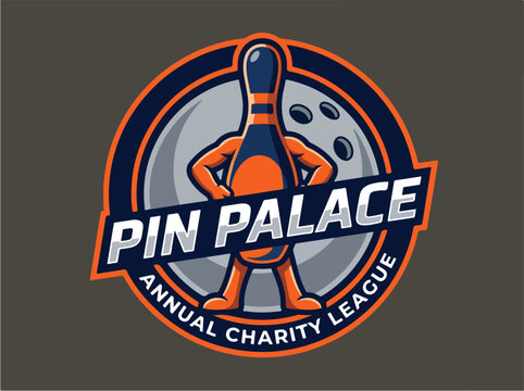 Bowling league logo