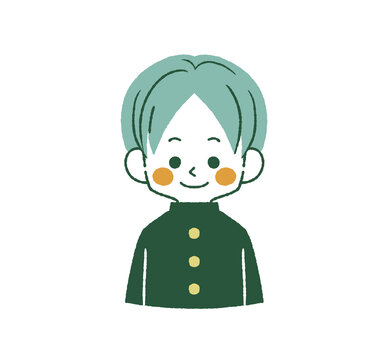 笑顔の男子学生