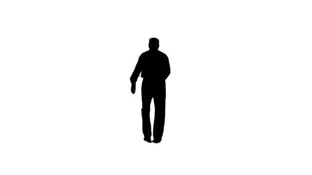 Walking Man Silhouette
