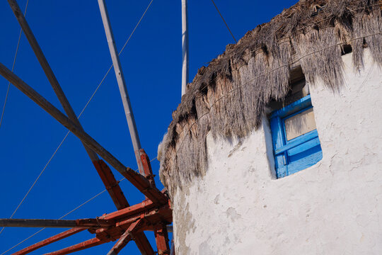 Windmills at Mykonos, Greece