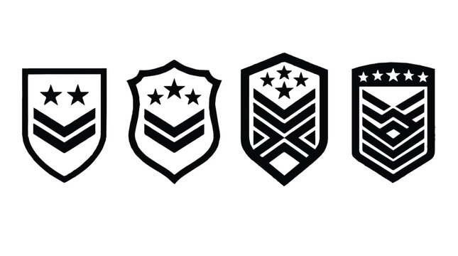 Us military rank badges insignia sergeant corporal