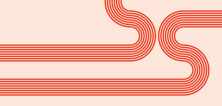 Dynamic championship banner design with athletic track lanes and energetic abstract elements.