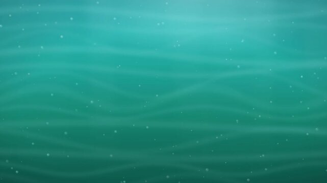 Deep Underwater Oceanic Aqua Blue Background with Bubbles