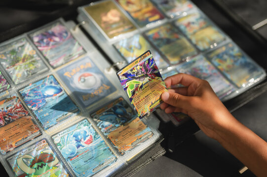 pokemon card stock A Pile of Pokemon Trading Card Game Editorial Stock Image