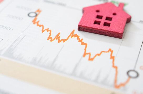 Property Value Decline and Real Estate Economic Recession Graph