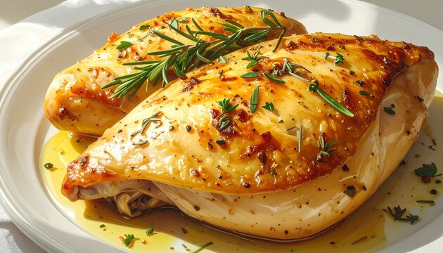 Buttery crust with herb flecks (rosemary, thyme, parsley) and cracked black pepper, tiny streaks of pan jus shining in the crevices