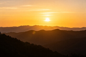 Fototapeta premium Sunrise Sunset Natural Scenery