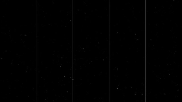 The Flim Rolling black Screen with dust and scratches.The Cinematic Dirty Flim Effect. Black Cinematic Flim Effect.Film Effect with Sound 4k stock black Screen, Movie, Camera Film.