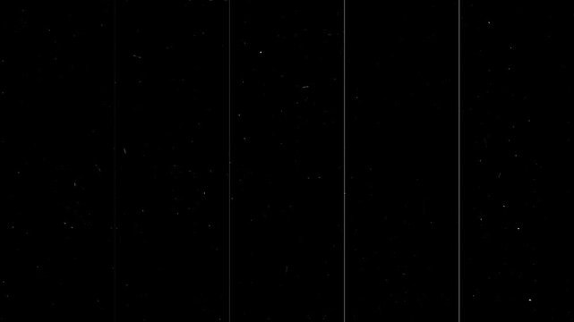 The Flim Rolling black Screen with dust and scratches.The Cinematic Dirty Flim Effect. Black Cinematic Flim Effect.Film Effect with Sound 4k stock black Screen, Movie, Camera Film.