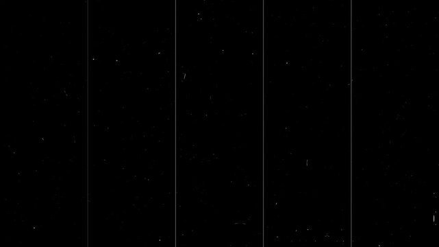 The Flim Rolling black Screen with dust and scratches.The Cinematic Dirty Flim Effect. Black Cinematic Flim Effect.Film Effect with Sound 4k stock black Screen, Movie, Camera Film.