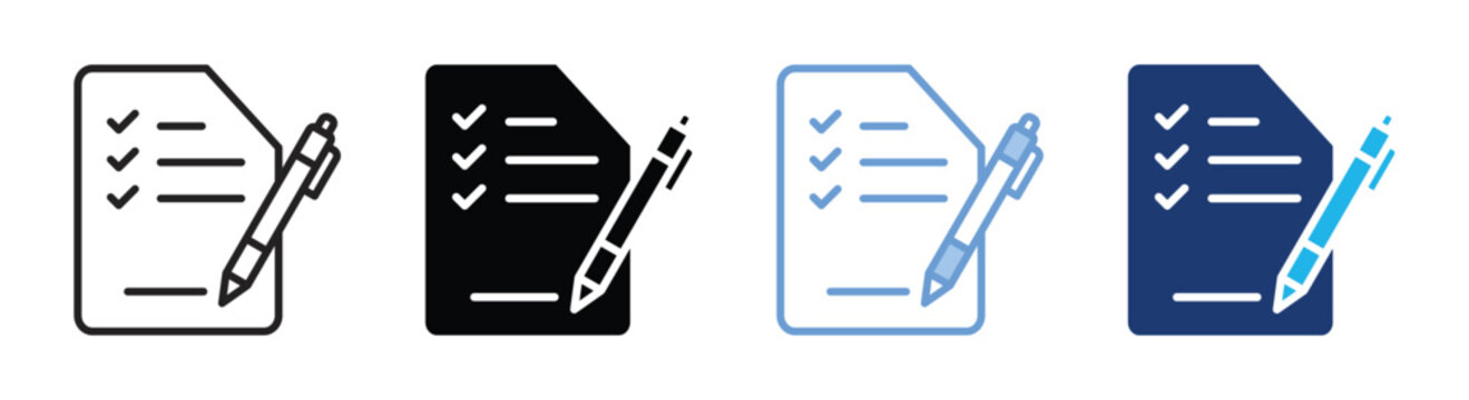 Test icon set multiple style collection