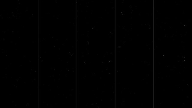 The Flim Rolling black Screen with dust and scratches.The Cinematic Dirty Flim Effect. Black Cinematic Flim Effect.Film Effect with Sound 4k stock black Screen, Movie, Camera Film.