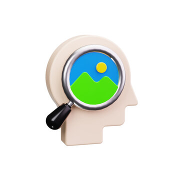 Art Critic 3d render icons
