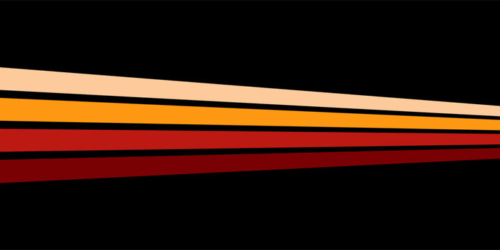 Vintage Striped Backgrounds, Posters, Banner Samples, Retro Colors from the 1970s 1900s, 70s, 80s, 90s. retro vintage 70s style stripes background poster lines. eps 10
