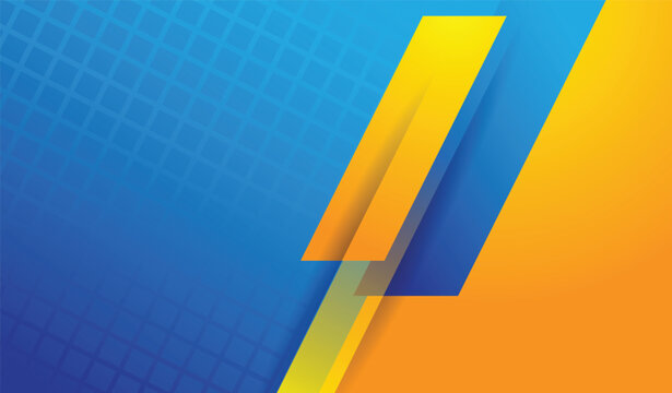 blue yellow gradient and modern abstract background template design