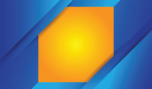 blue yellow gradient and modern abstract background template design
