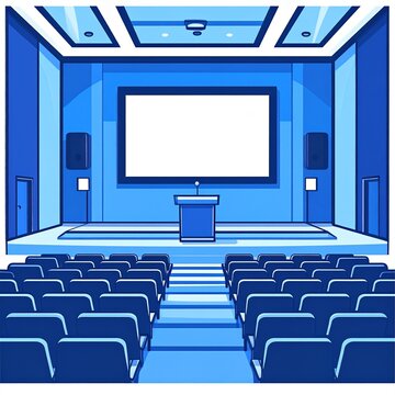Shareholders General Meeting Japan Kabunushi Soukai Flat Line Icon Vector