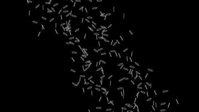 Puffed: Circle Particle Network geometry shape object landscape abstract formation generative animation art generative technology Design Motion