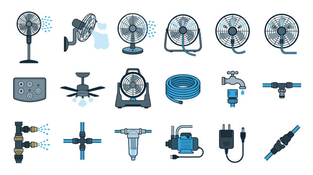 Electric fan and power tools.
