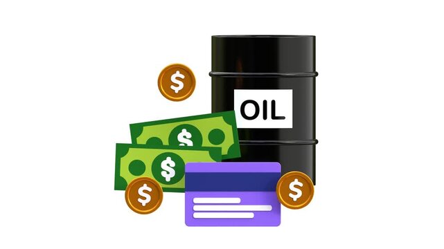 3D Oil Prices | Alpha Channel