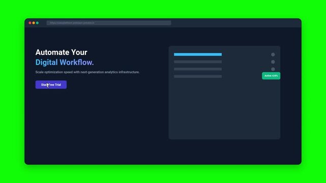 SaaS Landing Page Hero Section