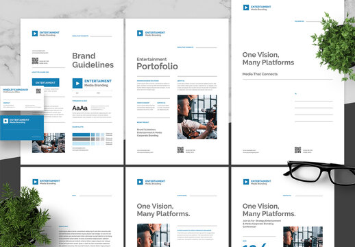 Blue And Black Entertainment Brand Guidelines