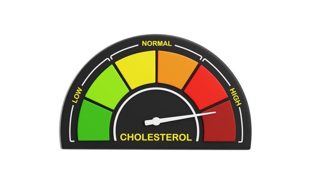 3D Cholesterol Level Graph | Alpha Channel