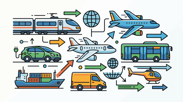 Transportation Modes Around the Globe Logistics.