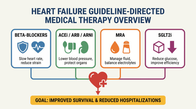 Heart Failure Guideline-Directed Medical Therapy Overview